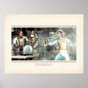 Thrilling Tales: Nat Zeichne nach unten (24x18") Poster