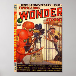 Thrilling Wonder "Human Zoo" Pulscover Poster