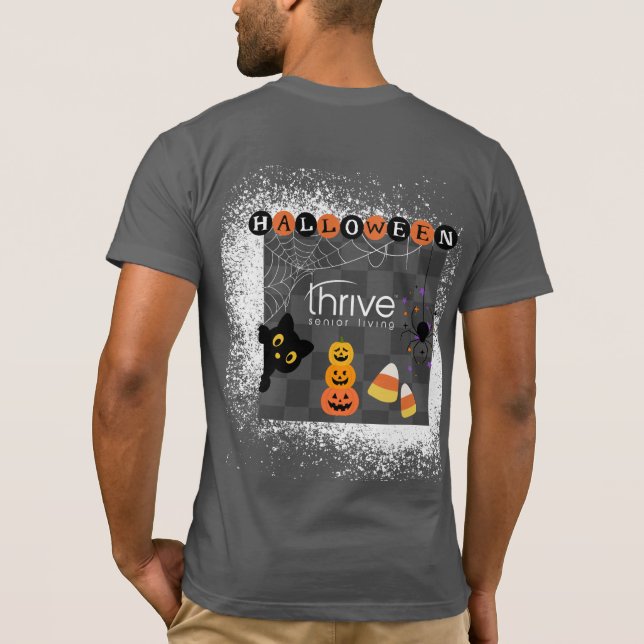 Thrive Checkered Halloween TShirt (Rückseite)