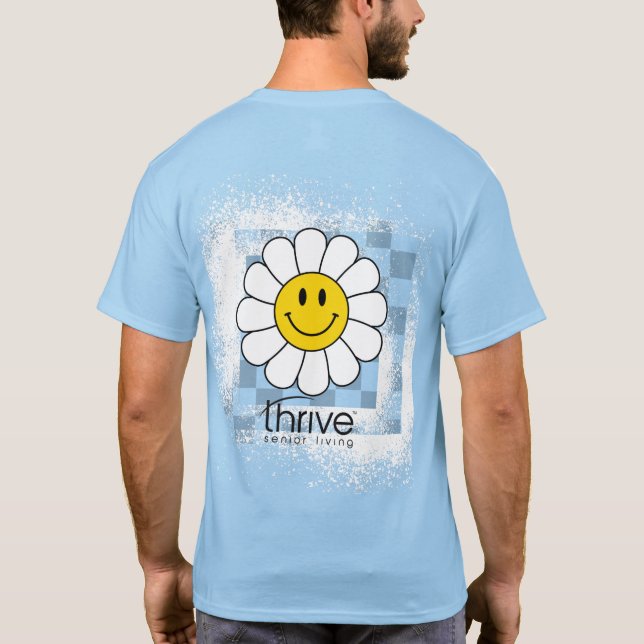 Thrive Daisy Checkered TShirt (Rückseite)