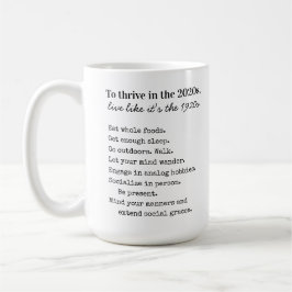 Thrive in 2026 Morning Mindfulness Kaffeetasse