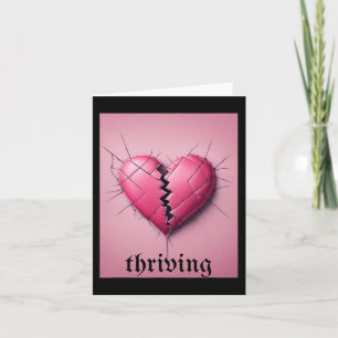 Thriving Valentine Broken Heart Valentines D Karte