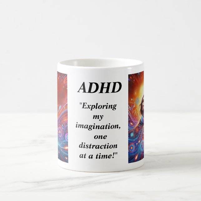Thriving with ADHD*Dr.Anders Osborne Ph.D. Kaffeetasse (Mittel)