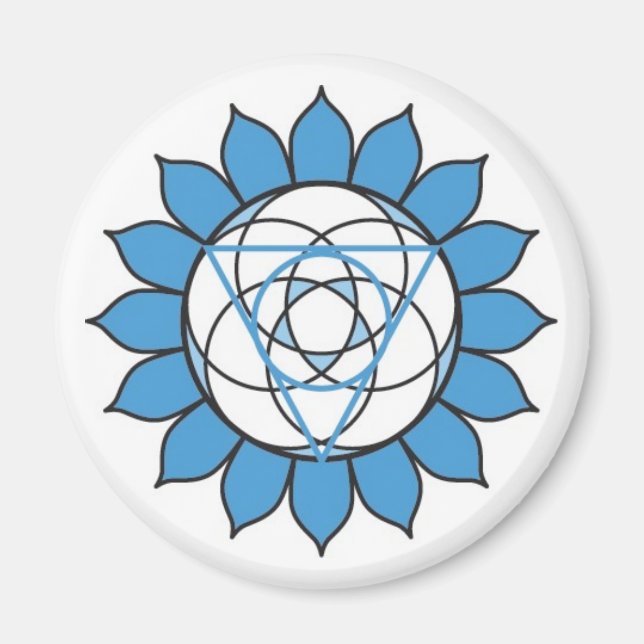 Throat Chakra Magnet (Vorne)