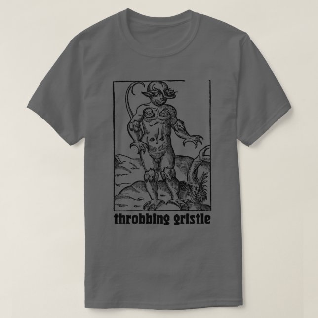 Throbbing Gristle Punk Industrial Design T-Shirt (Design vorne)