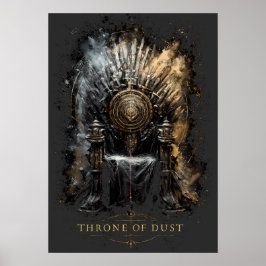 Thron des Staubes Dark Fantasy Poster
