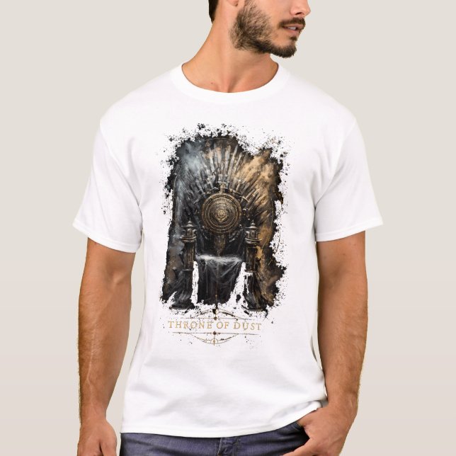 Thron des Staubes Dark Fantasy T-Shirt (Vorderseite)