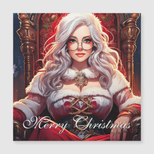 Thron-Diva – Santas heißeste Schwester Magnetkarte