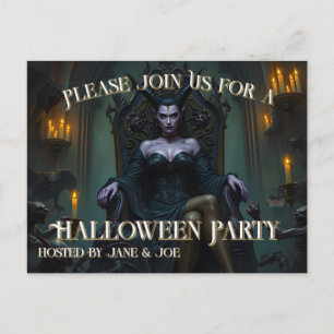 Throndämonenkönigin in Candlelight - Einladung