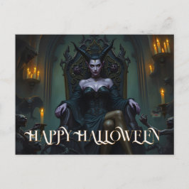 Throndemon Queen in Candlelight Feiertagspostkarte