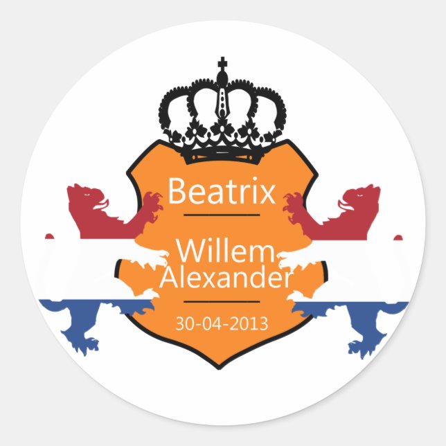 Throne Ascension Runder Aufkleber (Vorderseite)