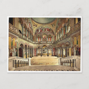 Thronsaal, Schloss Neuschwanstein, Oberbayern, Postkarte