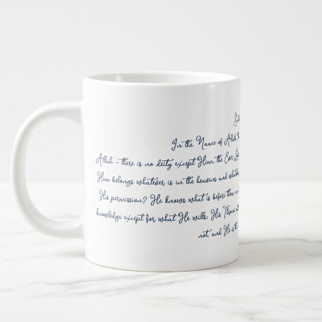 Thronvers Jumbo-Tasse (Links)