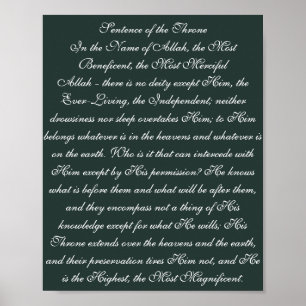 Thronvers Poster
