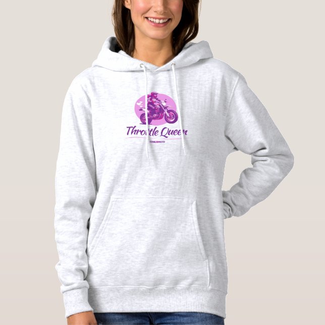Throttle Queen Women’s Hoodie (Vorderseite)