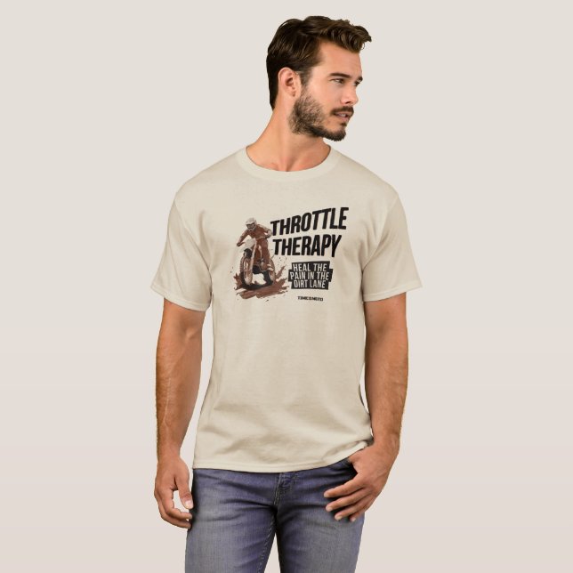 Throttle Therapy Dirt Bike T-Shirt (Vorne ganz)
