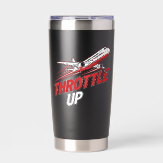 Throttle Up Airplane Thermobecher