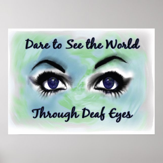 Through Deaf Eyes poster (Vorne)