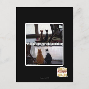 Through thick and thin postkarte