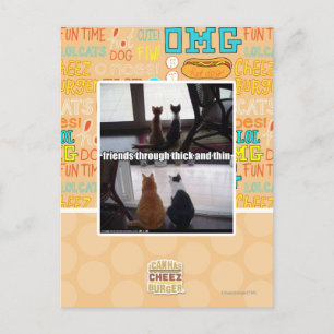 Through thick and thin postkarte