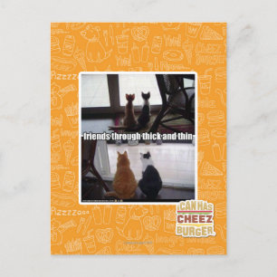 Through thick and thin postkarte