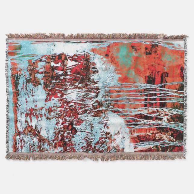 Throw Blanket – Corrosion Pulse Decke (Vorderseite)