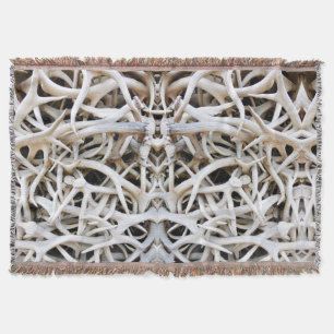 Throw Blanket Elk Antlers Decke