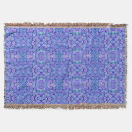 Throw Blanket Lavender Hydrangea Muster Decke
