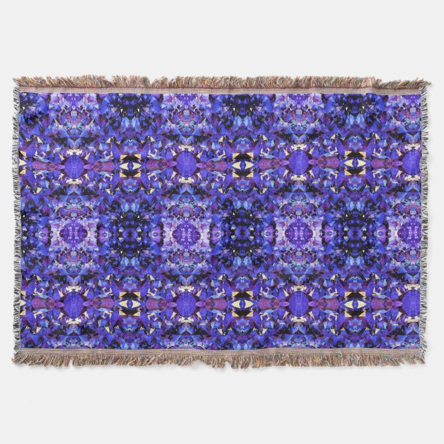 Throw Blanket Lila Amethyst Decke (Vorderseite)