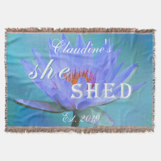Throw Blanket Sie Shirt Wasser Lily Pastel Decke