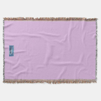 Throw Blanket (Solid Pale Lilac) RFPMDesign ©️ 202 Decke