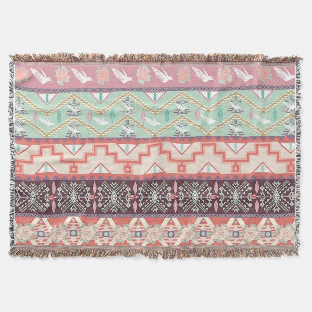 Throw Blanket/Tribal Muster Decke (Vorderseite)