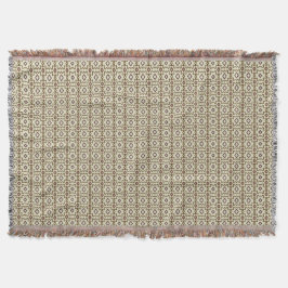 Throw Blanket with Old Spanish Style Vibes Decke
