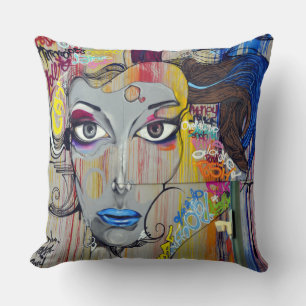 Throw Cushion - Street Art Graffiti Art Kissen