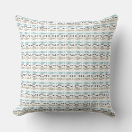 Throw Cushions - skandinavischer Musterfisch Kissen