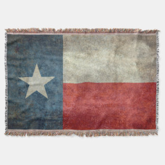 Throw-Decke Art der Texas-Staatsflagge Vintage Decke