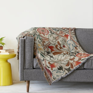 Throw Decke William Morris Blumendesign
