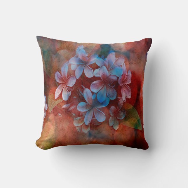 Throw Kissen - Aquarellpulmaria - Multi (Vorderseite)