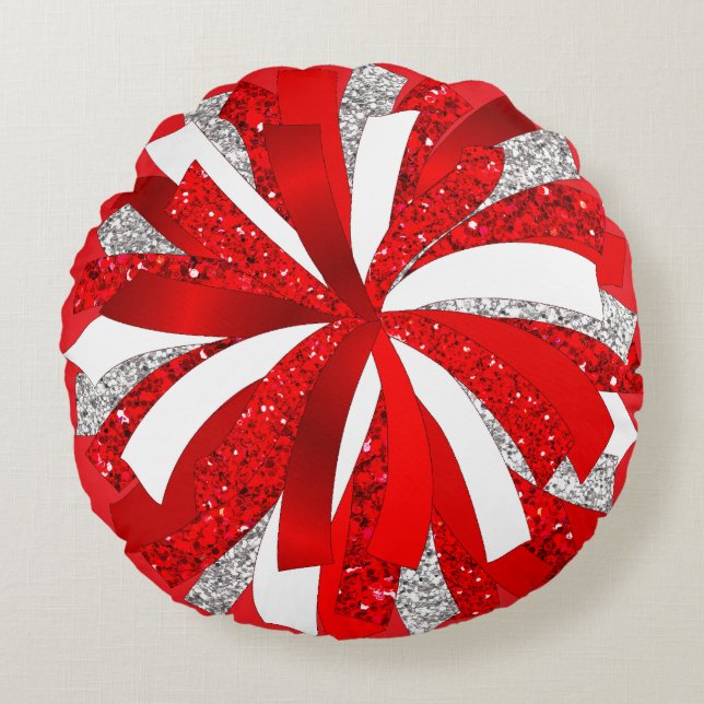 Throw Kissen Cheerleader Pom Pom personalisiert (Vorderseite)