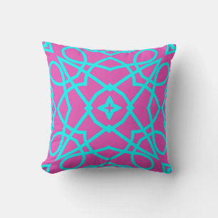 Throw Kissen, ein nahtloser Stoffdruck Design Kissen
