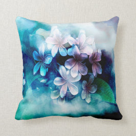 Throw Kissen - Lebhafte Wasserfarbe - Pulmaria