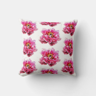 Throw Kissen Pink Peonies