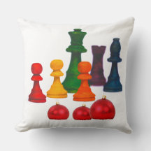 Throw Kissen Schach in Weihnachten