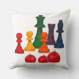 Throw Kissen Schach in Weihnachten