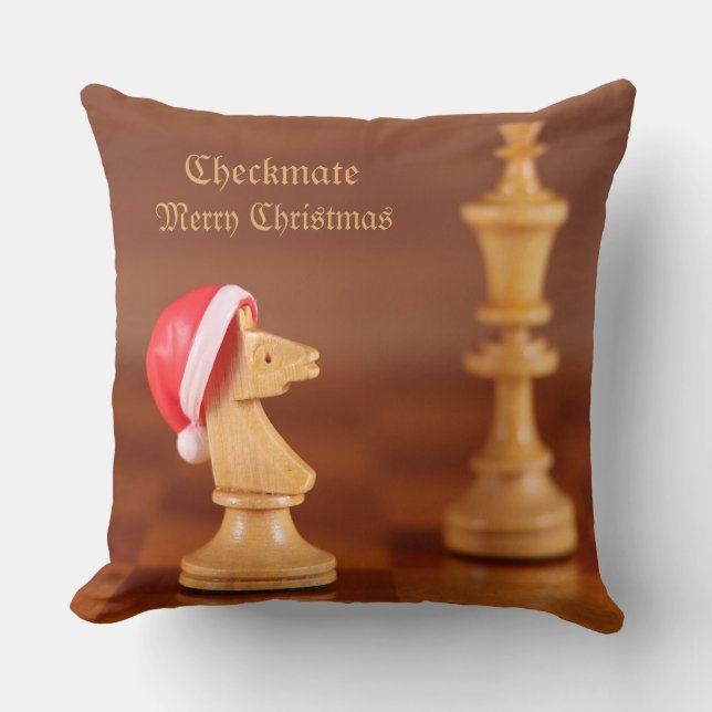 Throw Kissen Schach in Weihnachten (Vorderseite)