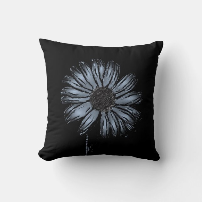 Throw Kissen Sonnenblume (Vorderseite)