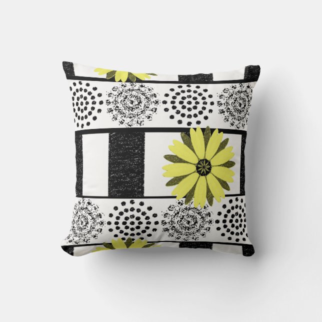 Throw Kissen Sonnenblume (Vorderseite)