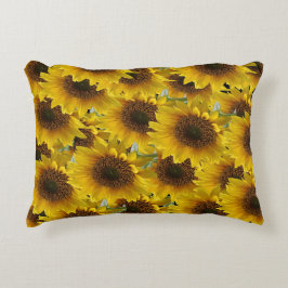 Throw Kissen Sonnenblume