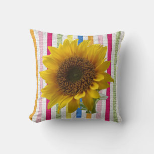 Throw Kissen Sonnenblume