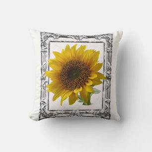 Throw Kissen Sonnenblume